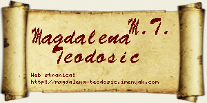 Magdalena Teodosić vizit kartica